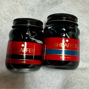 Sheaffer Fountain Pen Ink in Black and Blue